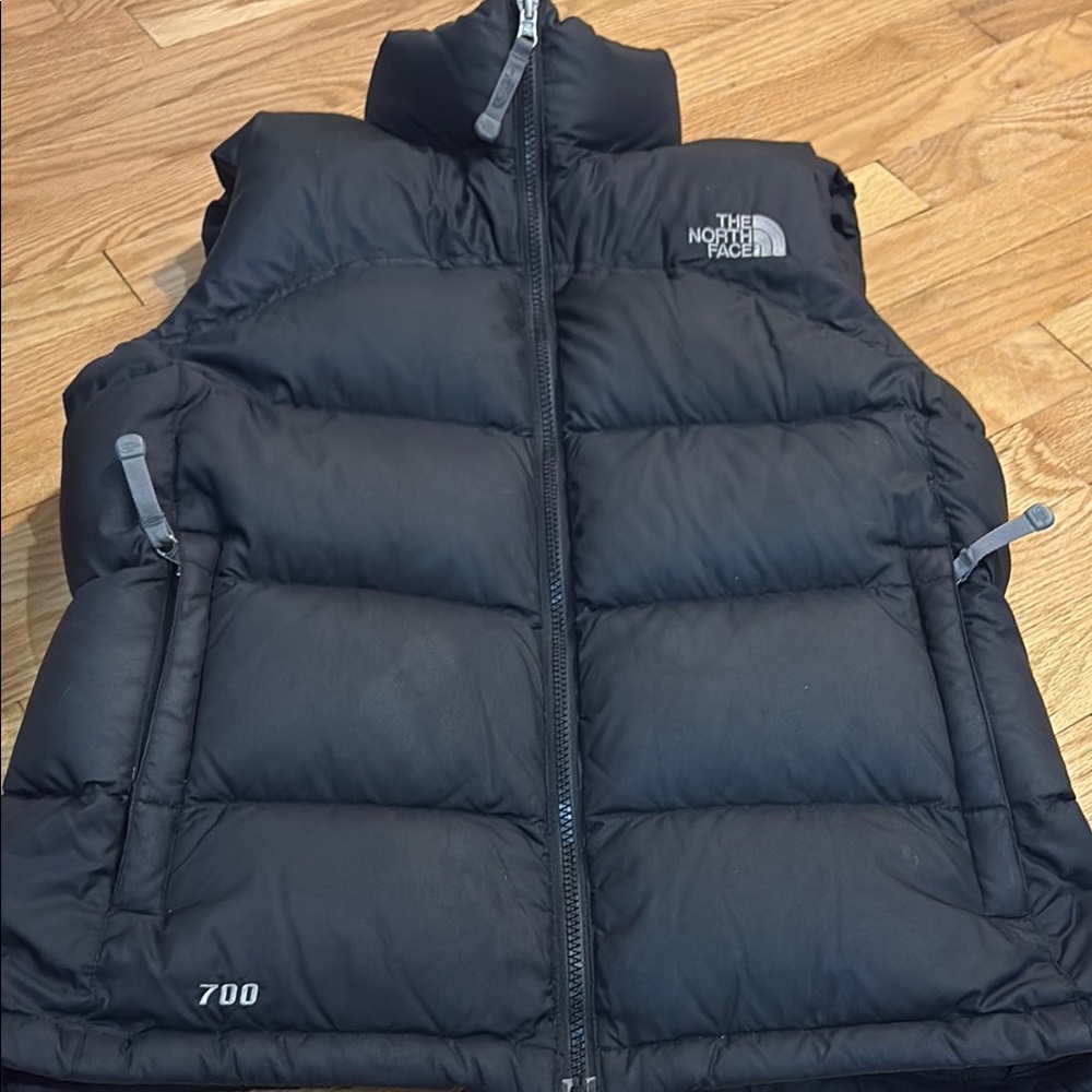 The North Face Black Puffer Vest